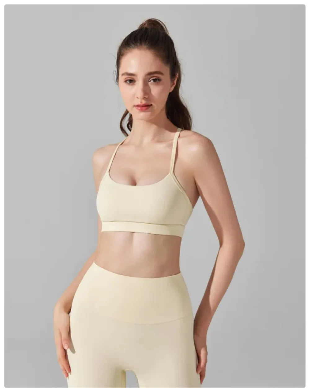Sports Bra &amp; High-Waist Leggings Set