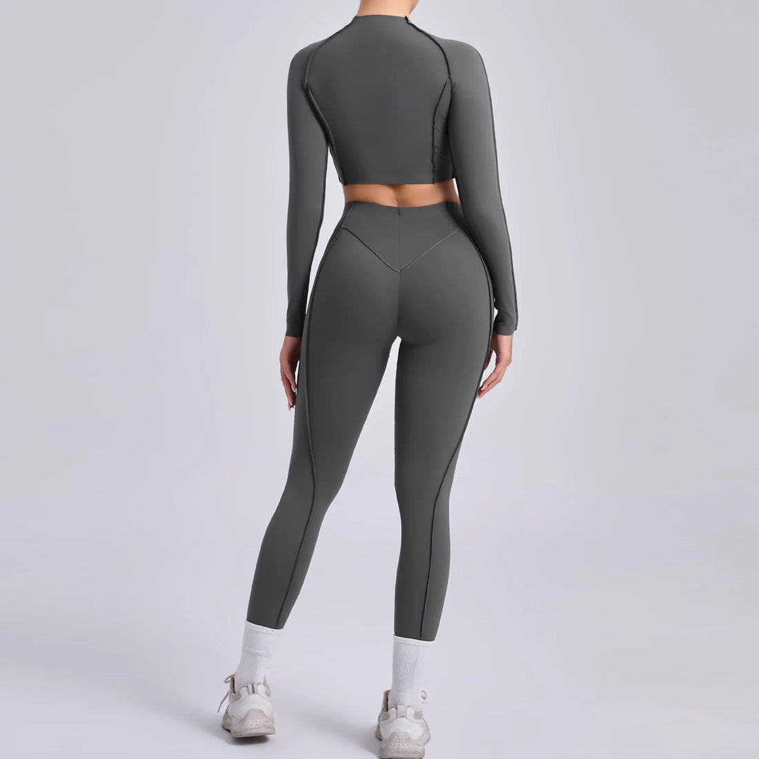 Long-Sleeve Push-Up Yoga Tracksuit