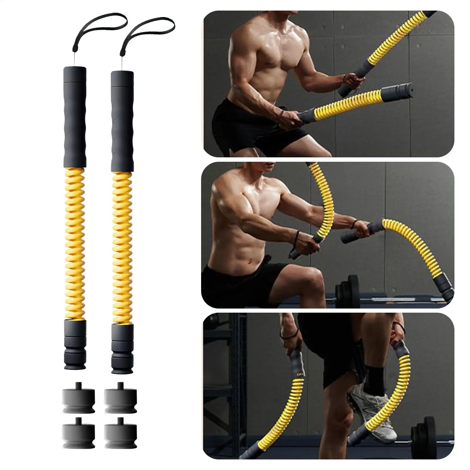 Weighted Training Rope Set (2-Piece)