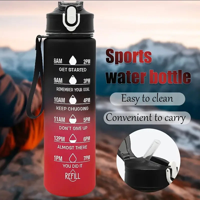 Time-Tracking Sports Water Bottle