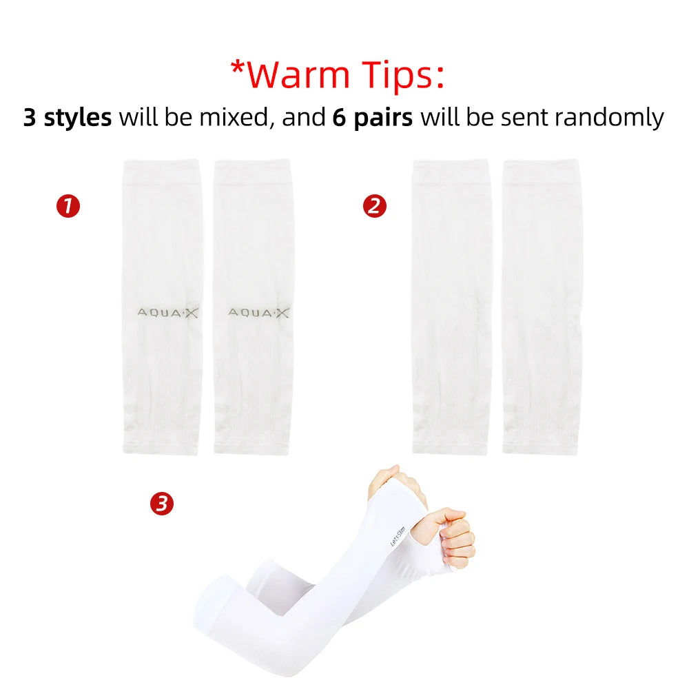 Cooling UV Protection Arm Sleeves (6-Pack)