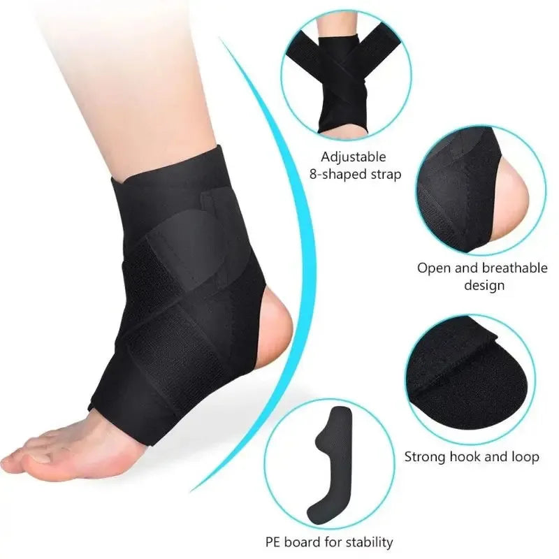 Adjustable Elastic Ankle Support Sleeve