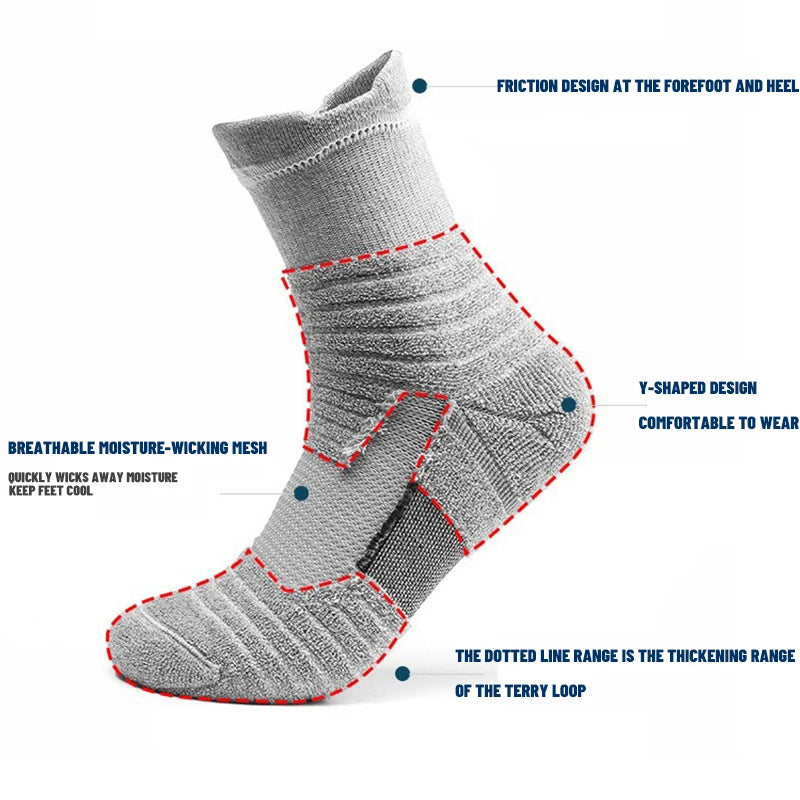 Anti-Blister Running Compression Socks