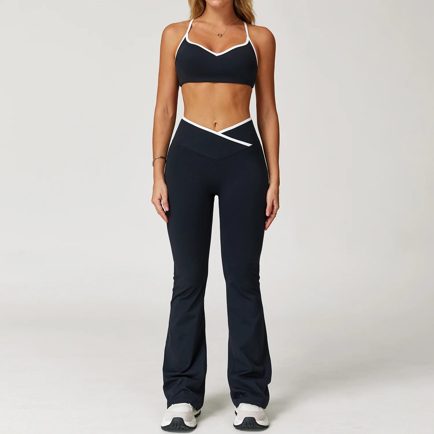 Bell-Bottom Flare Yoga Tracksuit