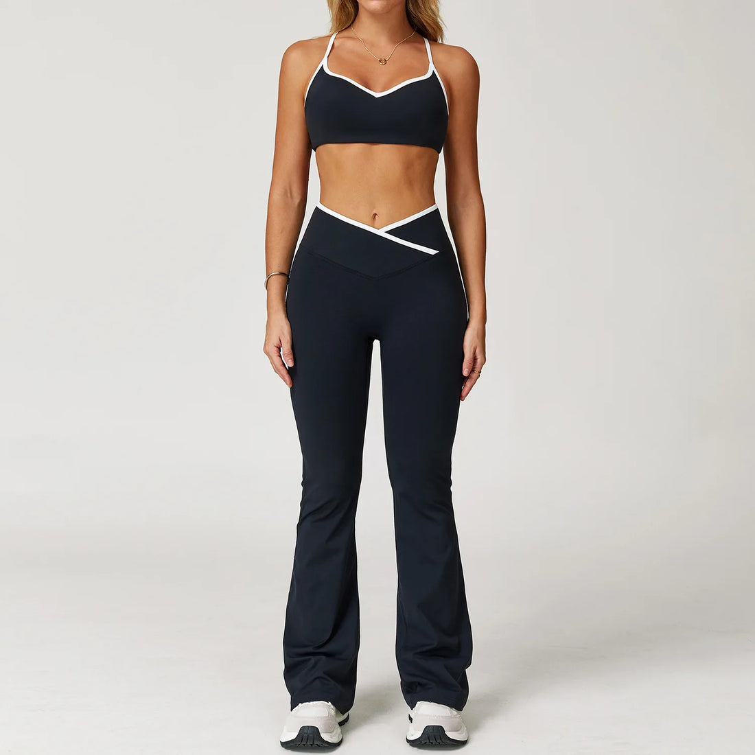 Bell-Bottom Flare Yoga Tracksuit