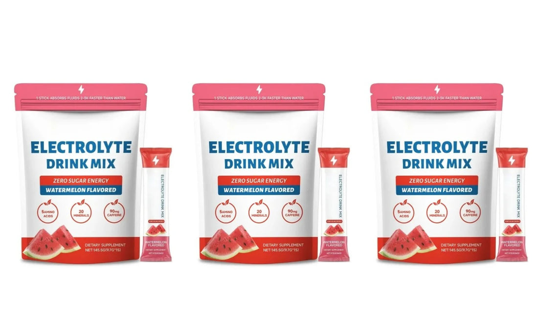Watermelon Electrolyte Hydration Sticks