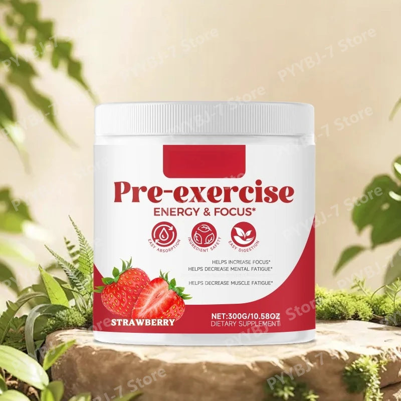 Strawberry Pre-Workout Powder