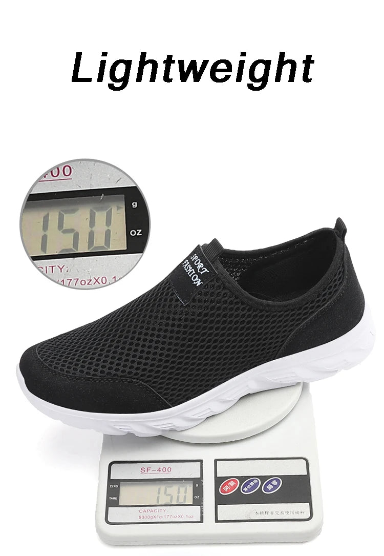 Men's Slip-On Casual Sneakers — Lightweight Everyday Shoe