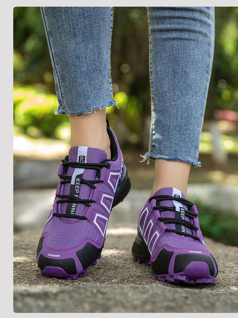 Women's Waterproof Hiking Shoes — All-Terrain Trail Sneakers