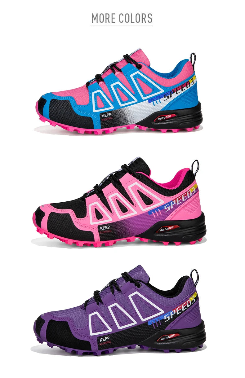 Women's Waterproof Hiking Shoes — All-Terrain Trail Sneakers