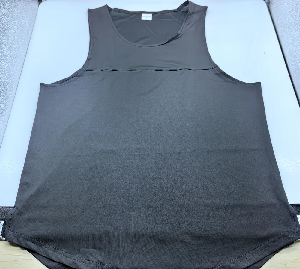 Men's Mesh Splice Tank Top