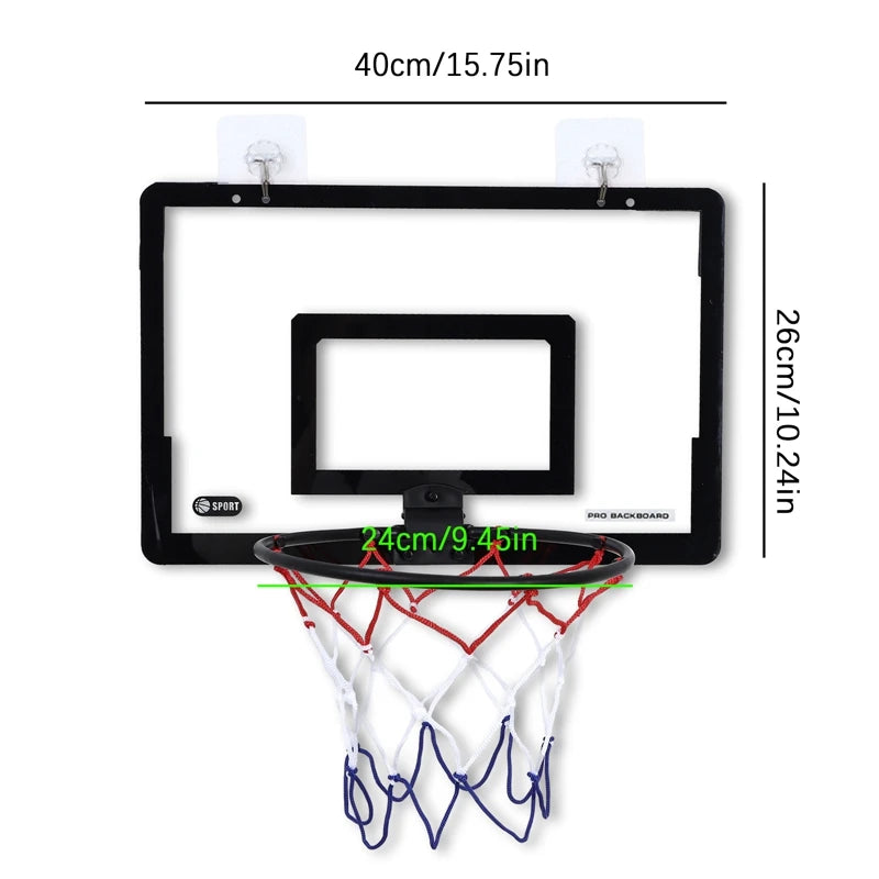 Mini Wall-Mounted Basketball Hoop