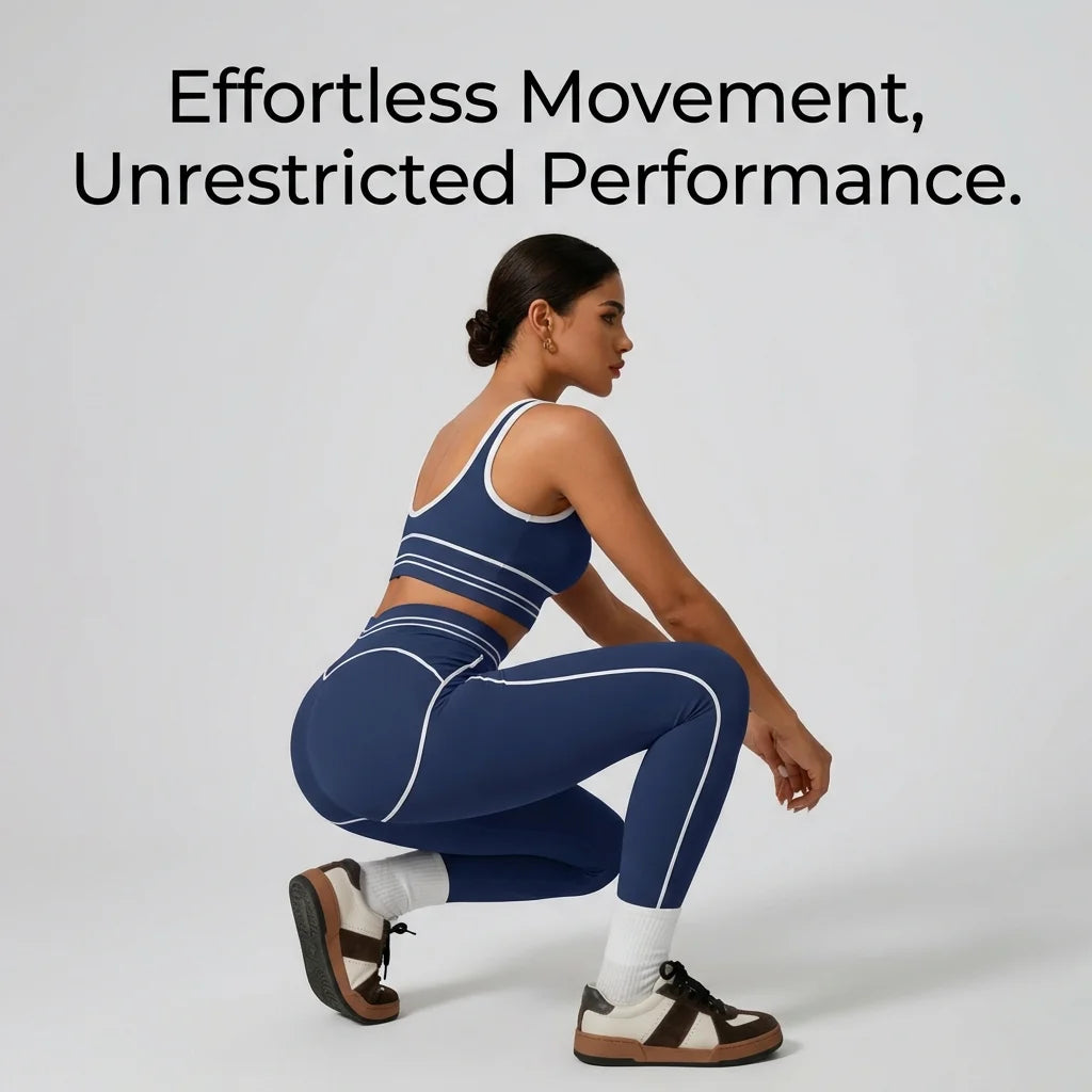 Seamless Performance Set — Sports Bra & High-Waist Leggings