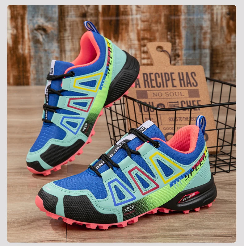 Women's Waterproof Hiking Shoes — All-Terrain Trail Sneakers