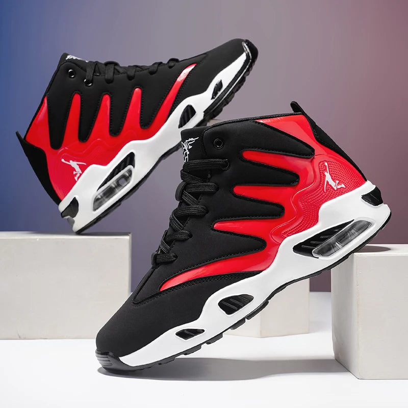 Heavy-Duty Lace-Up Basketball Shoes