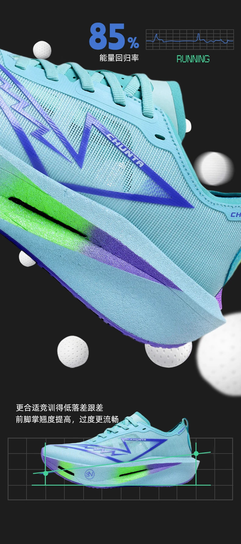 Lightweight Carbon Plate Trainers