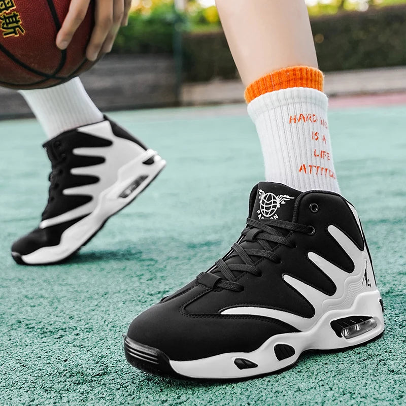 Heavy-Duty Lace-Up Basketball Shoes