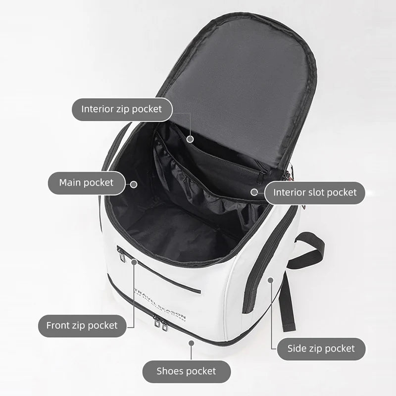 Outdoor Climbing Backpack with Laptop &amp; Shoe Compartment
