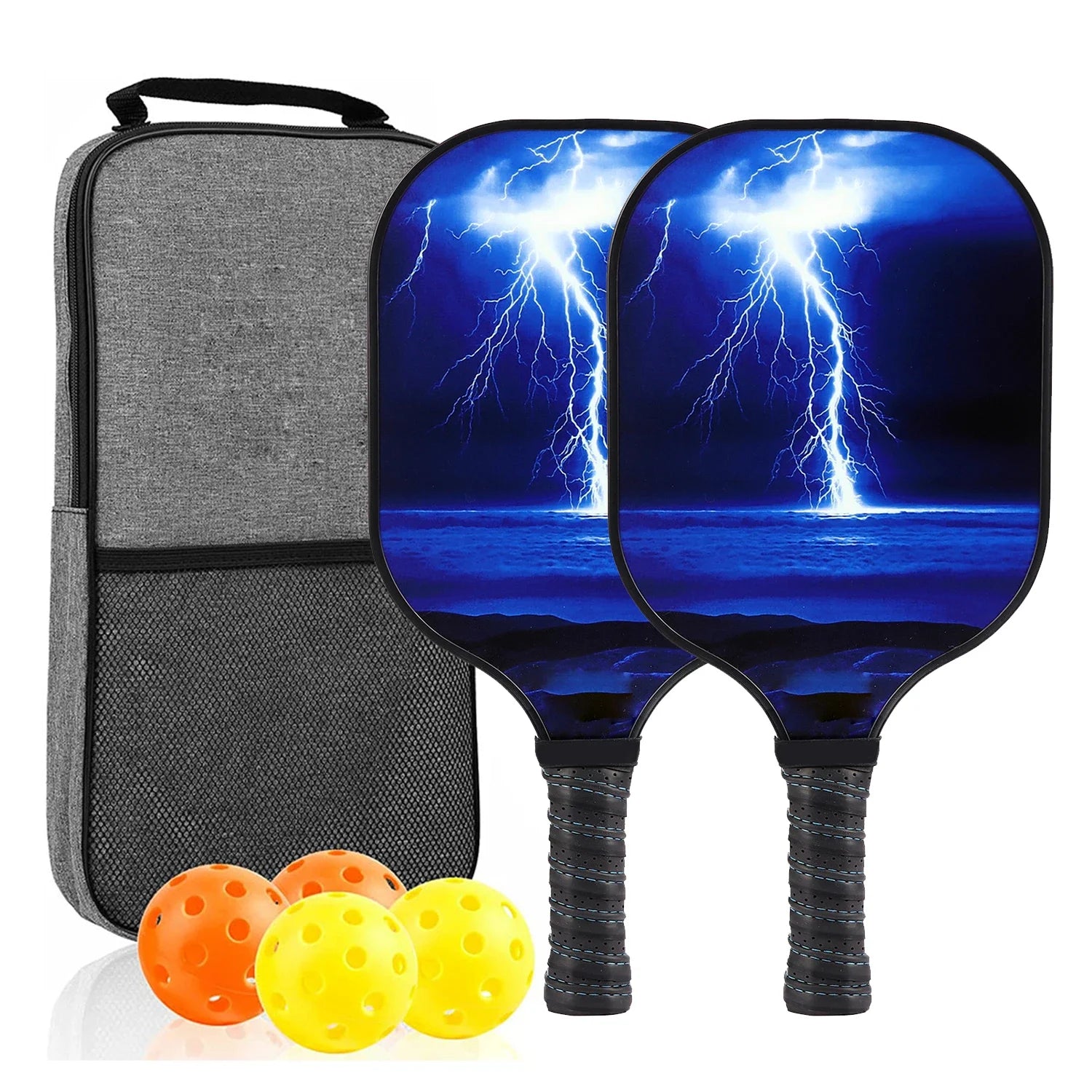 USAPA-Approved Fiberglass Pickleball Paddle Set