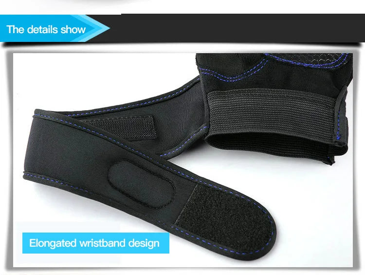 Wristband Weightlifting Gloves