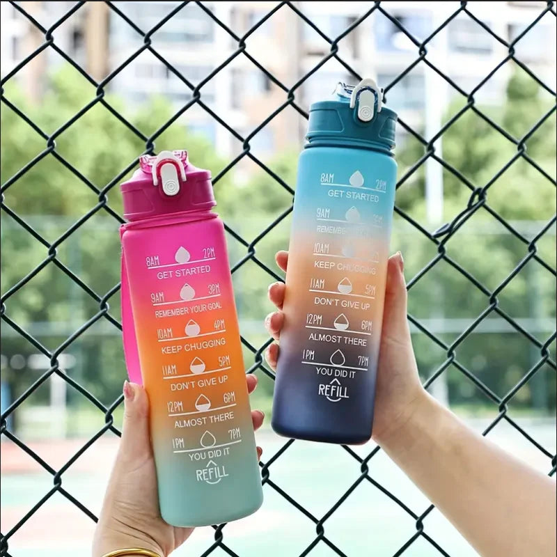 Time-Tracking Sports Water Bottle