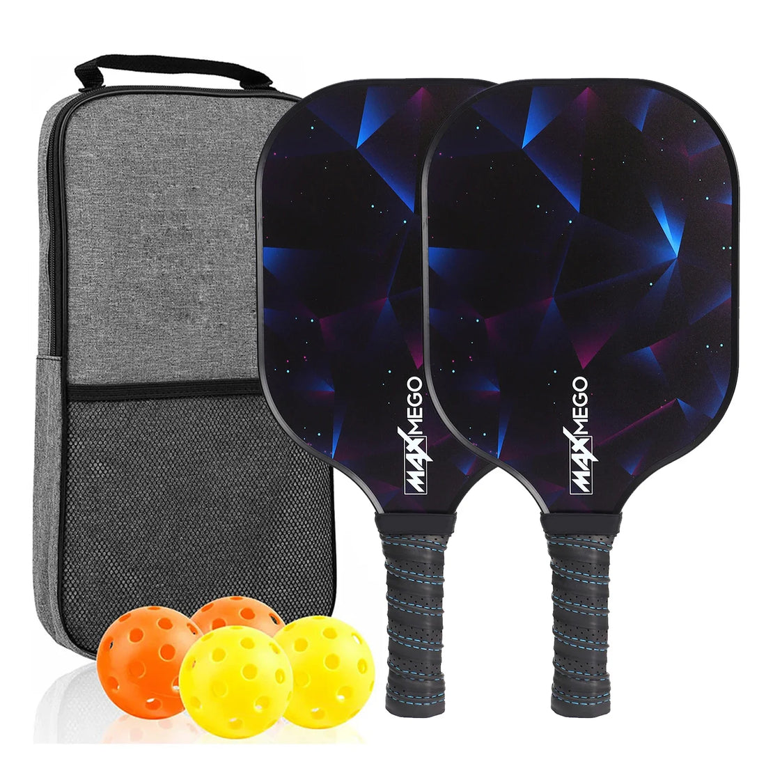 USAPA-Approved Fiberglass Pickleball Paddle Set