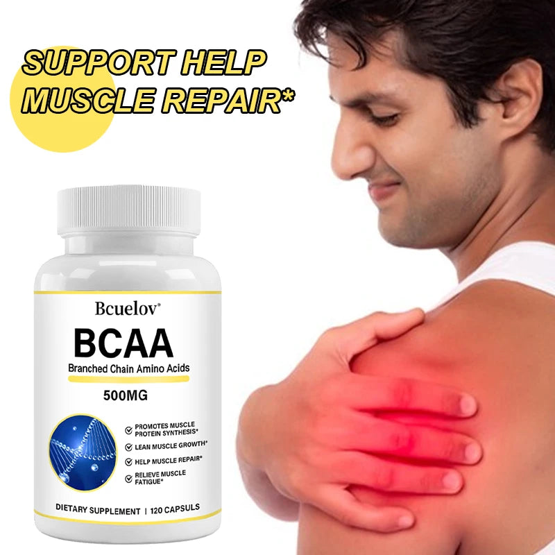 BCAA 500mg Muscle Repair Capsules