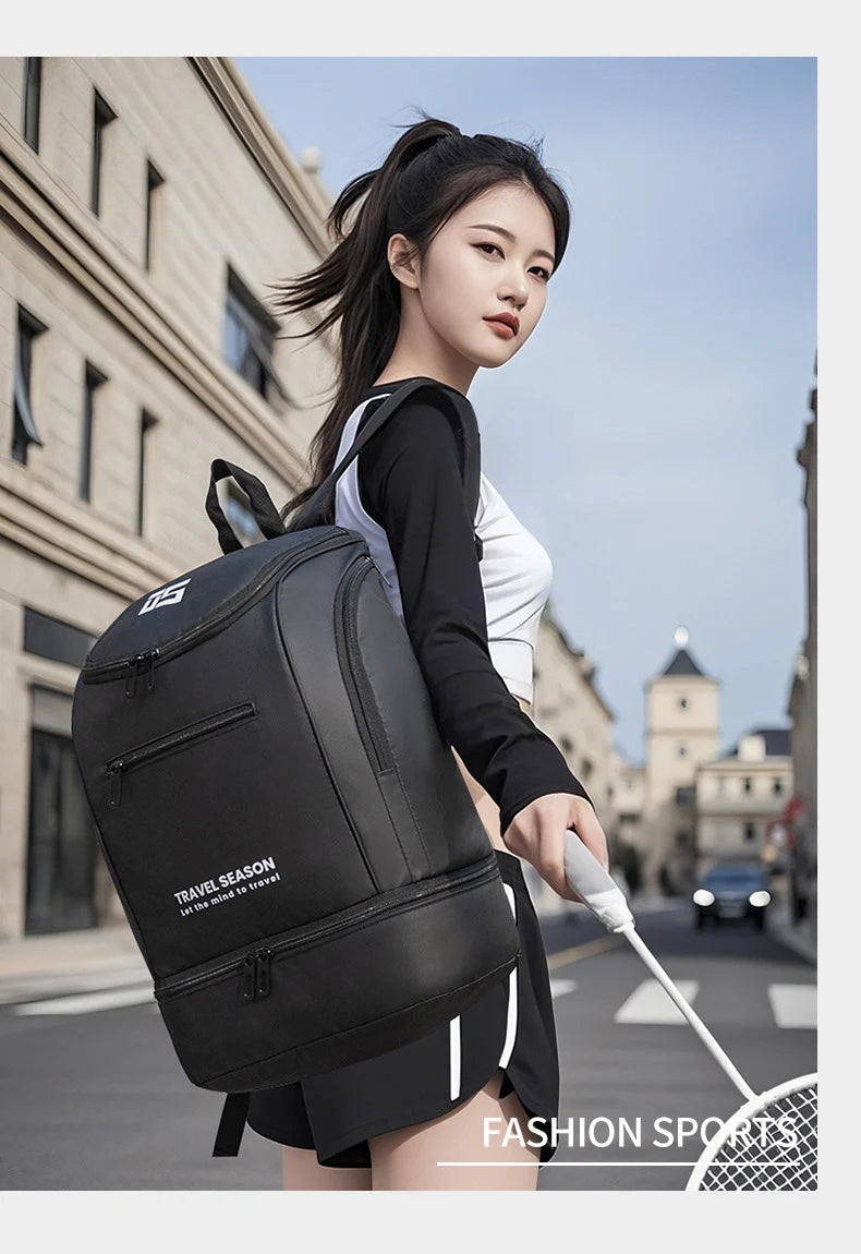 Outdoor Climbing Backpack with Laptop &amp; Shoe Compartment