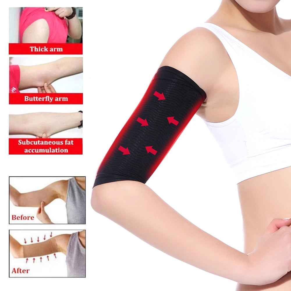 Women's Upper Arm Compression Sleeves