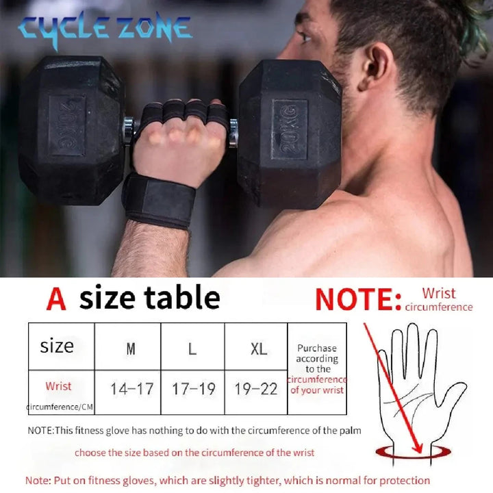 Half-Finger Palm Protector Training Gloves