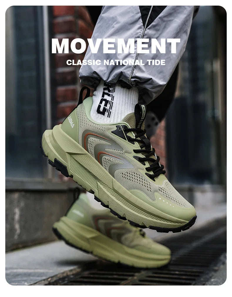 Men's Shock-Absorbing Cushioned Running Shoes