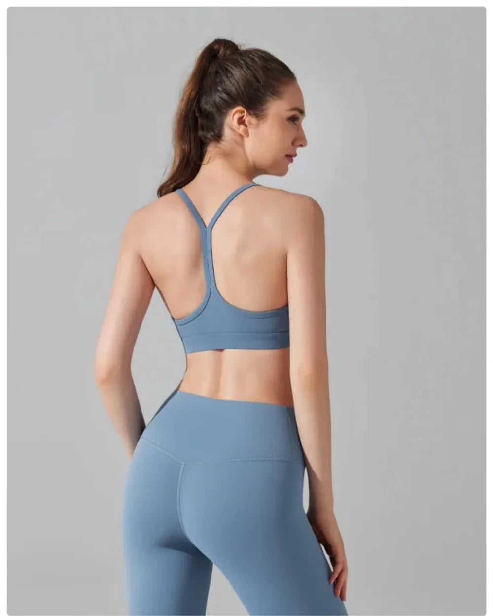 Sports Bra &amp; High-Waist Leggings Set