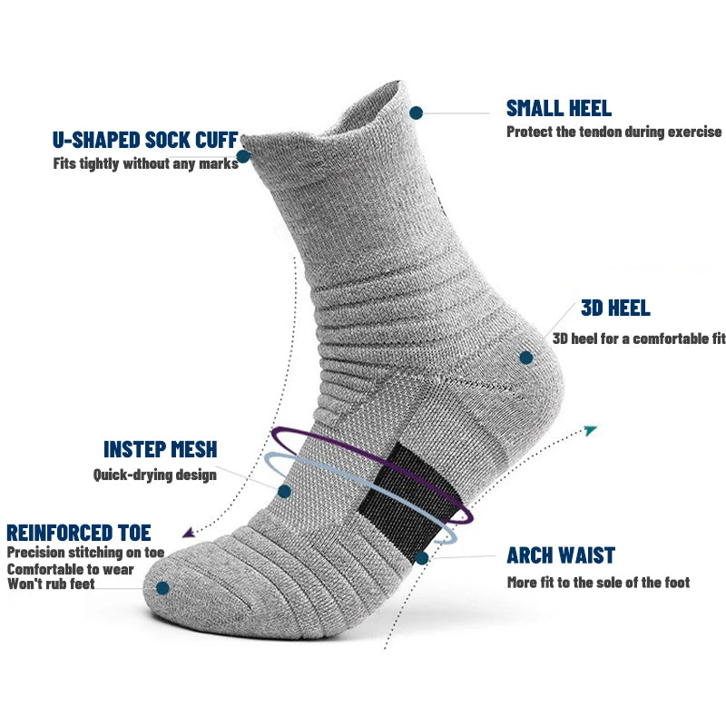 Anti-Blister Running Compression Socks