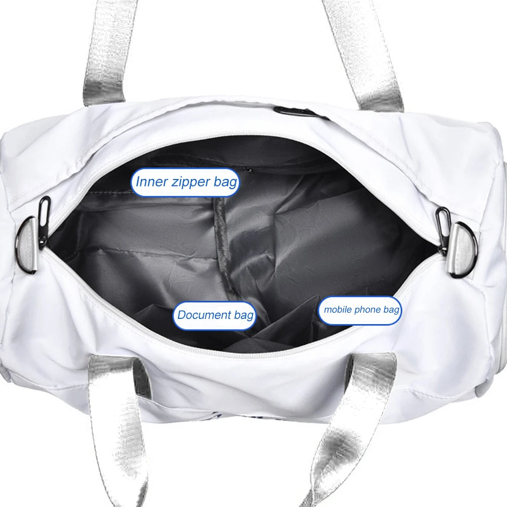 Compact Gym Tote with Shoe Pocket
