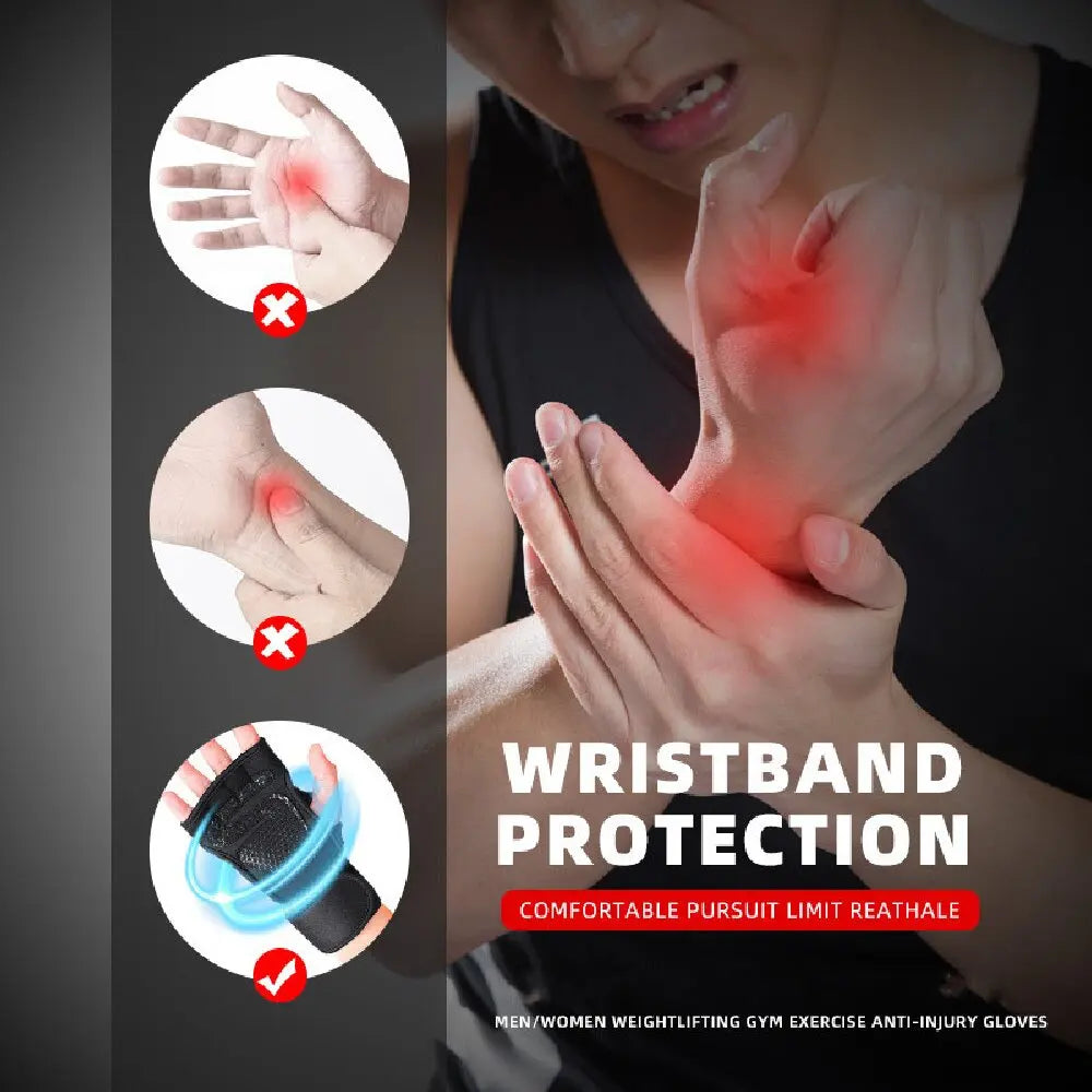 Half-Finger Palm Protector Training Gloves