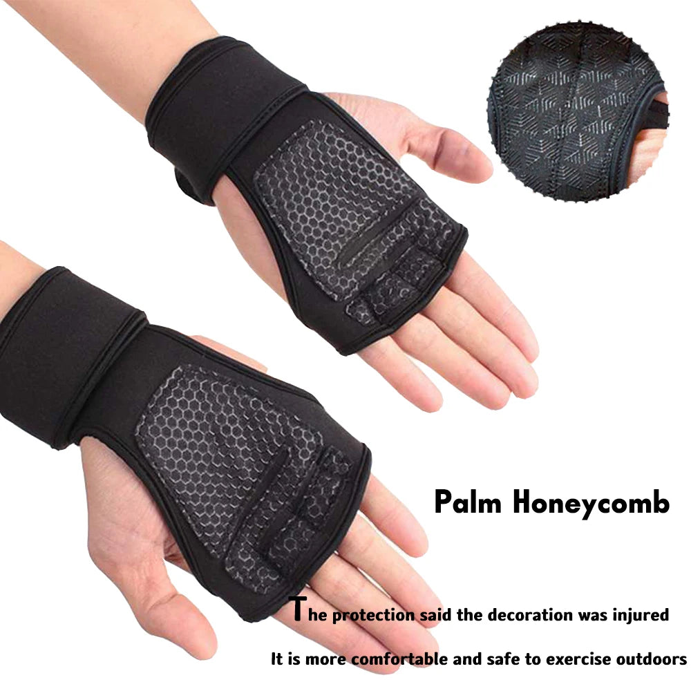 Half-Finger Palm Protector Training Gloves