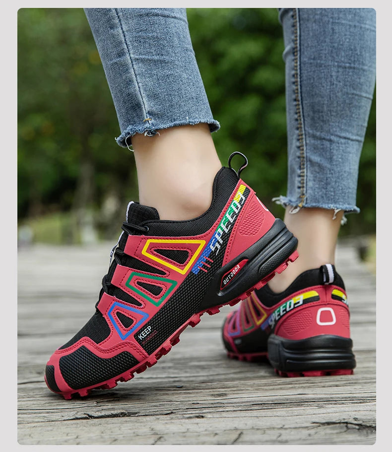 Women's Waterproof Hiking Shoes — All-Terrain Trail Sneakers