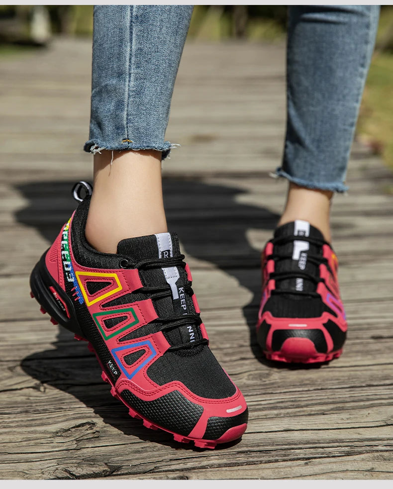 Women's Waterproof Hiking Shoes — All-Terrain Trail Sneakers