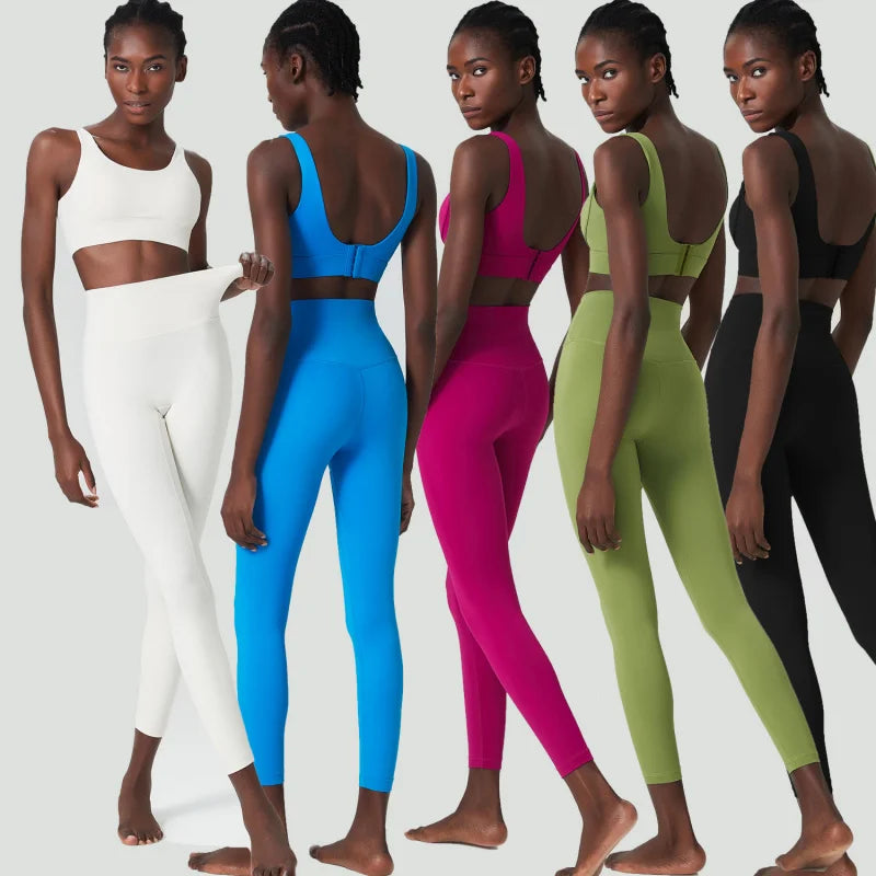 Open-Back Sports Bra Set