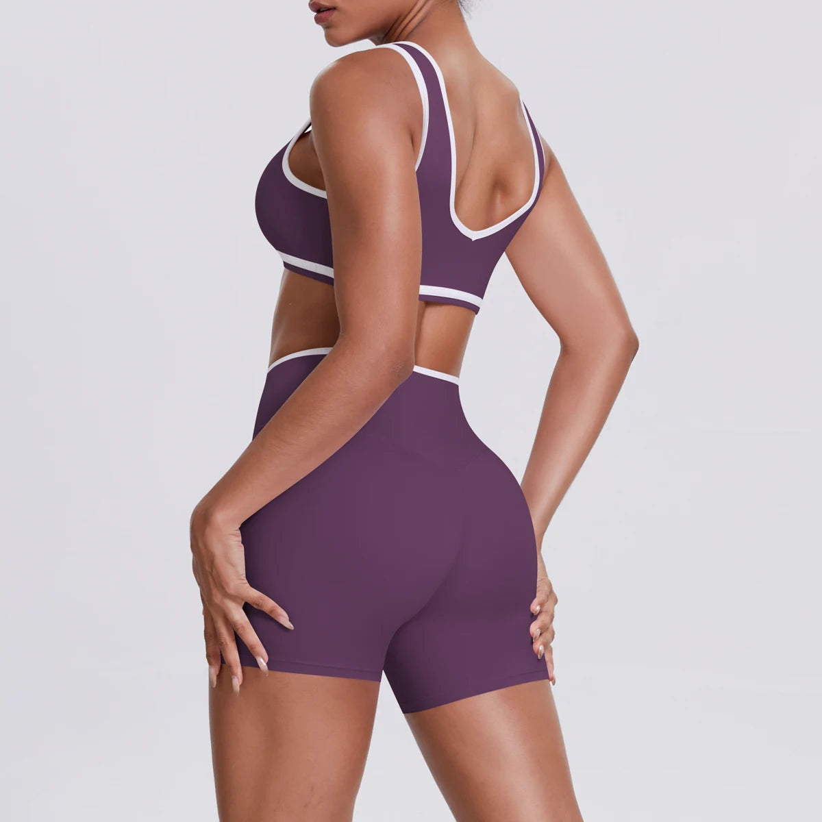 Quick-Dry Camisole Sports Bra & Shorts Set