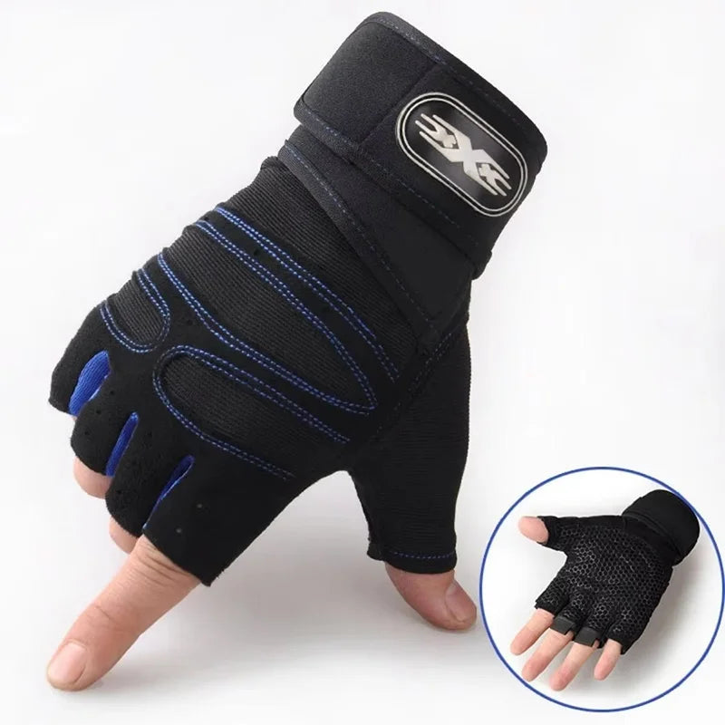 Wristband Weightlifting Gloves