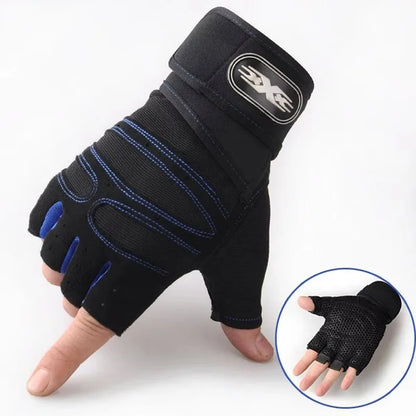 Wristband Weightlifting Gloves