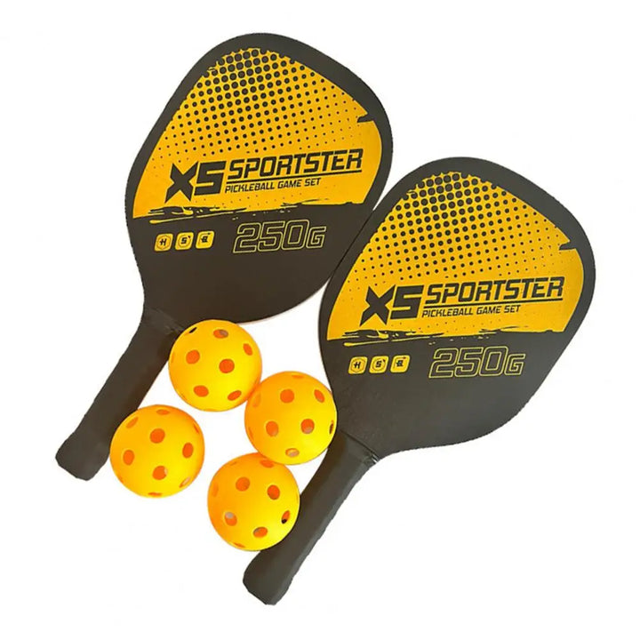 Wooden Pickleball Paddle Set, 2 Paddles