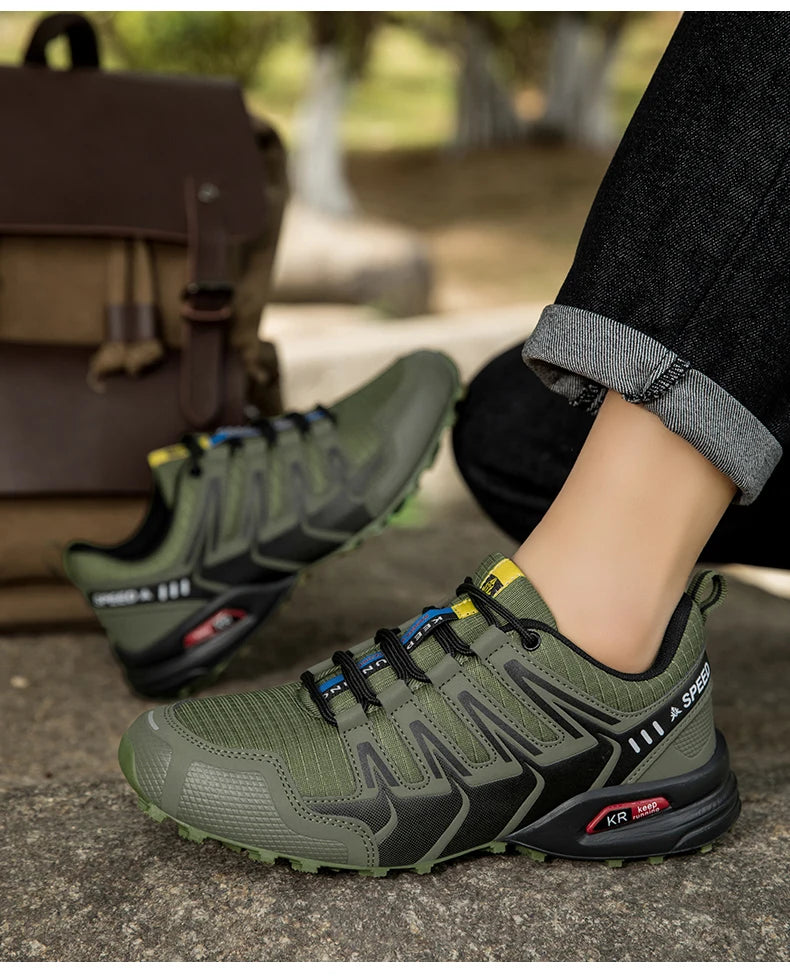Men's Tactical Hiking Shoes — Waterproof Outdoor Boots