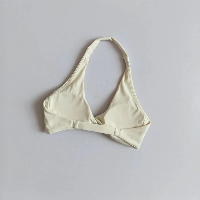 Open-Back Sports Bra & High-Waist Shorts Set