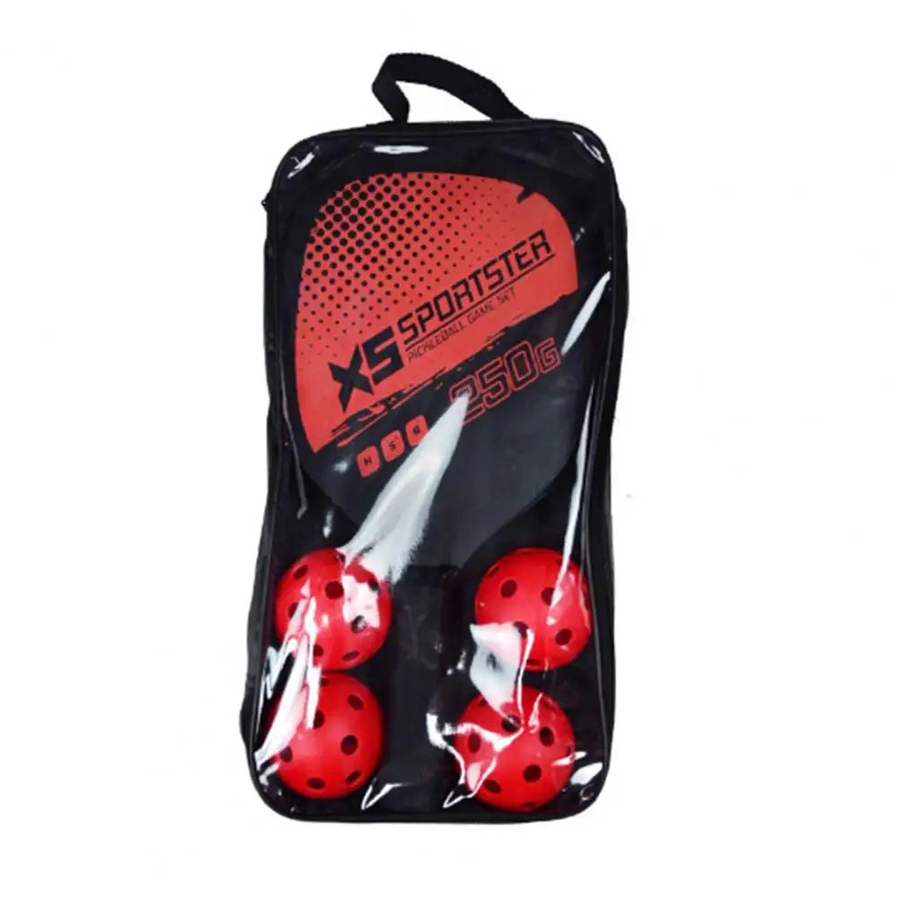 Wooden Pickleball Paddle Set (2 Paddles)