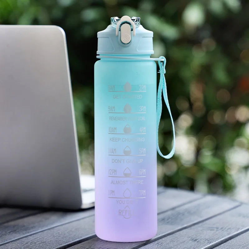 Time-Tracking Sports Water Bottle