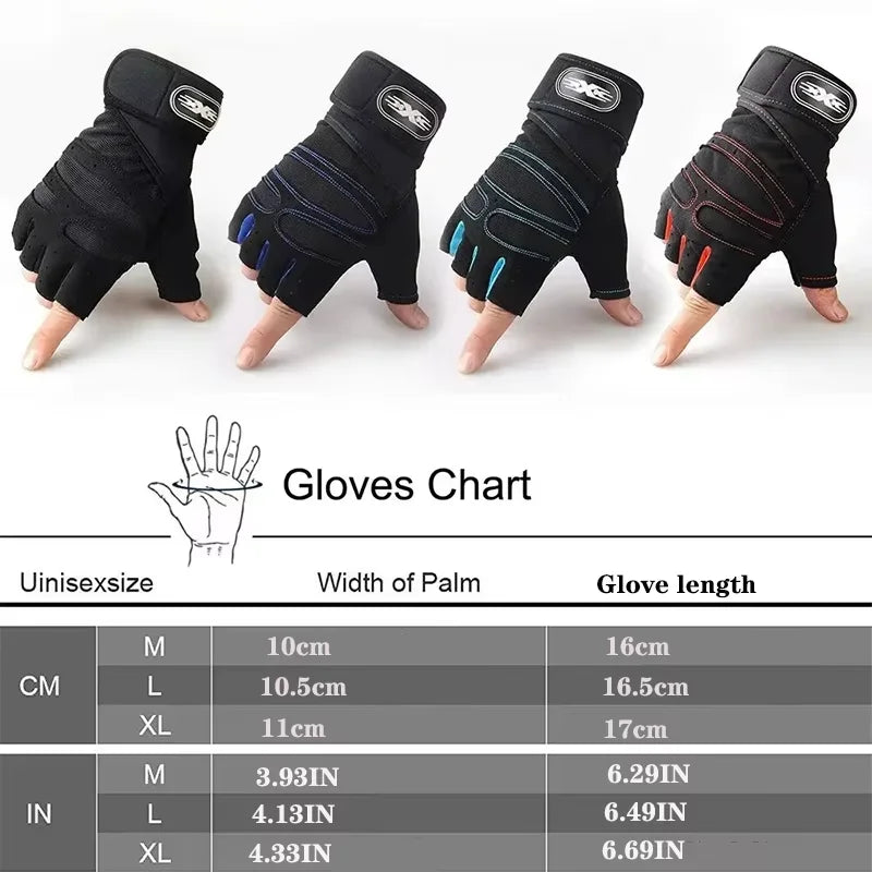 Wristband Weightlifting Gloves