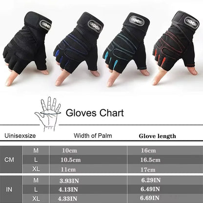 Wristband Weightlifting Gloves
