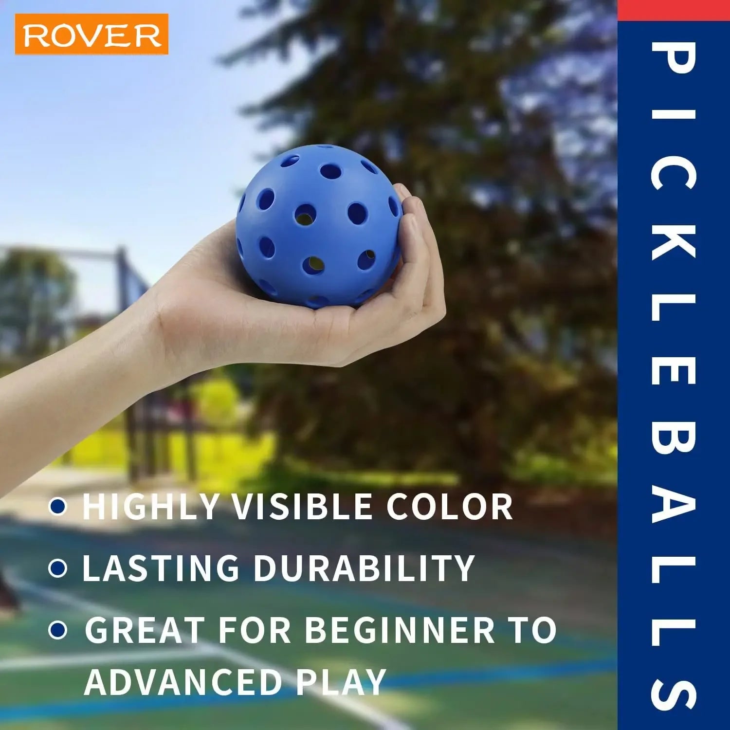 Indoor Pickleballs (72mm, 26-Hole)